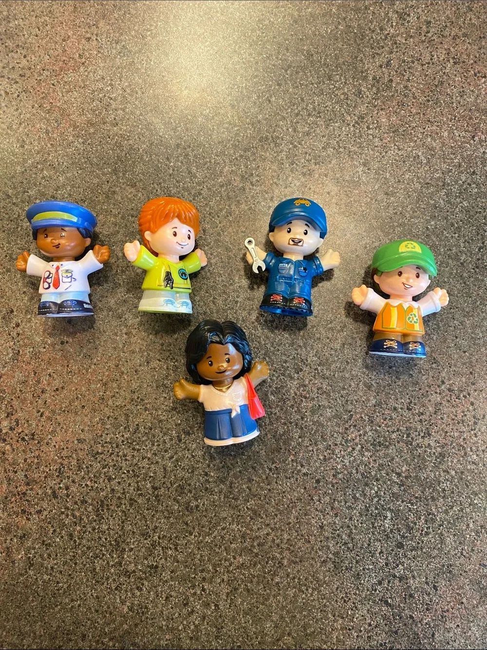 Fisher-Price Little People Multicolor Community Friends Toy Figures Set of 5